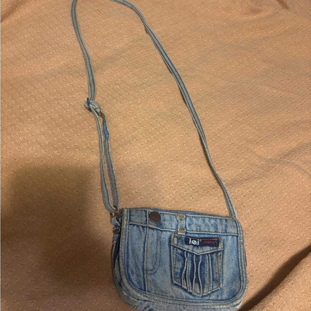 Vintage 2000’s LEI Denim Crossbody Bag